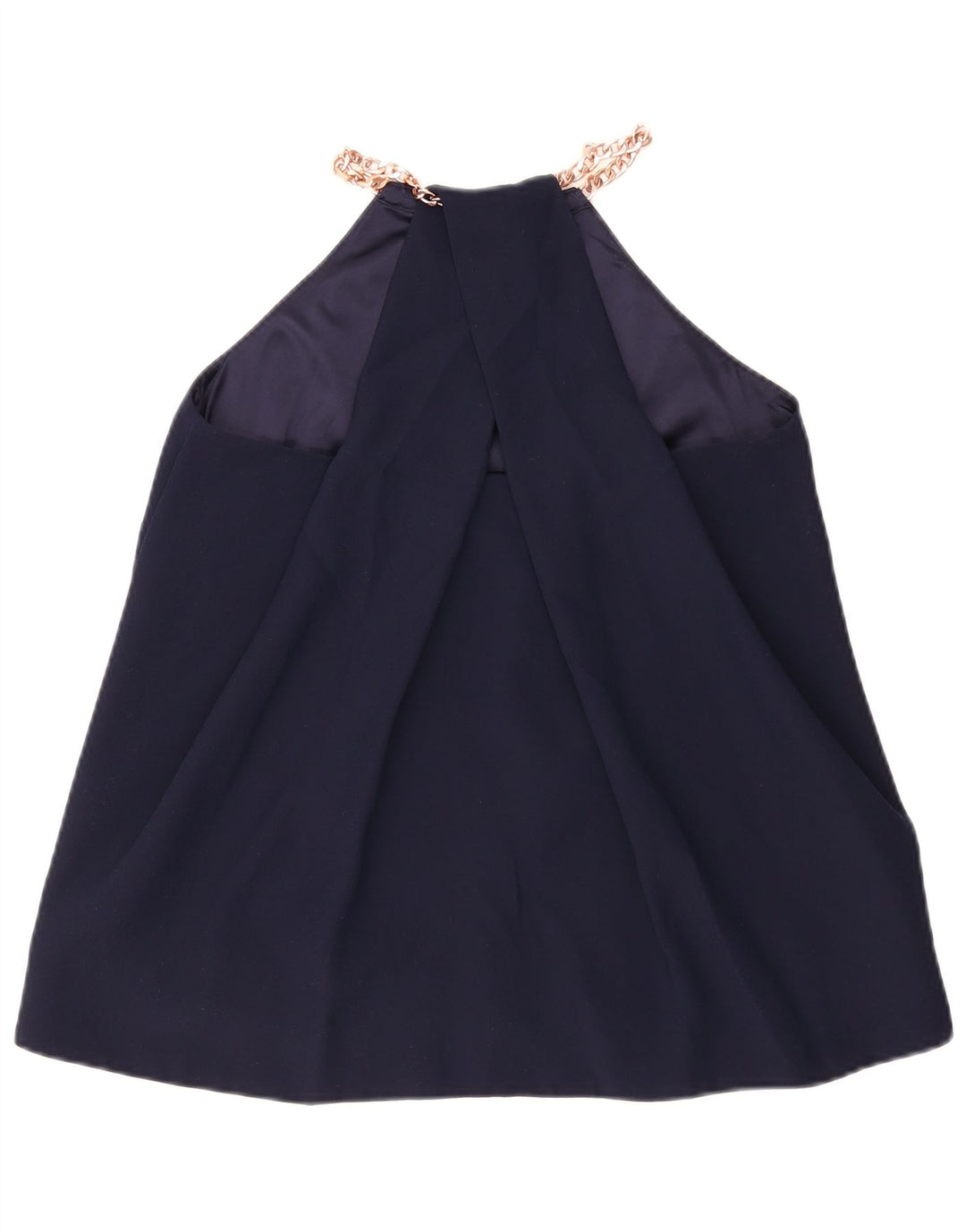 Damski top na ramiączkach Ted Baker, rozmiar 2, mały, granatowy, poliester