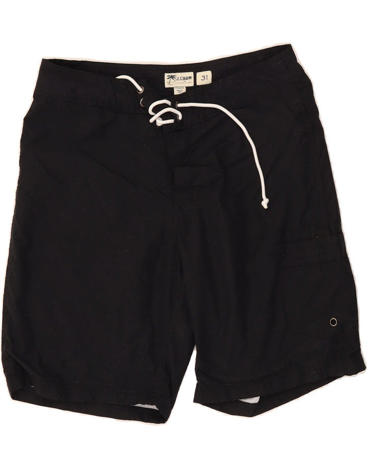 J. CREW Mens Swimming Shorts Medium  Black Nylon Vintage J. Crew and Second-Hand J. Crew from Messina Hembry 