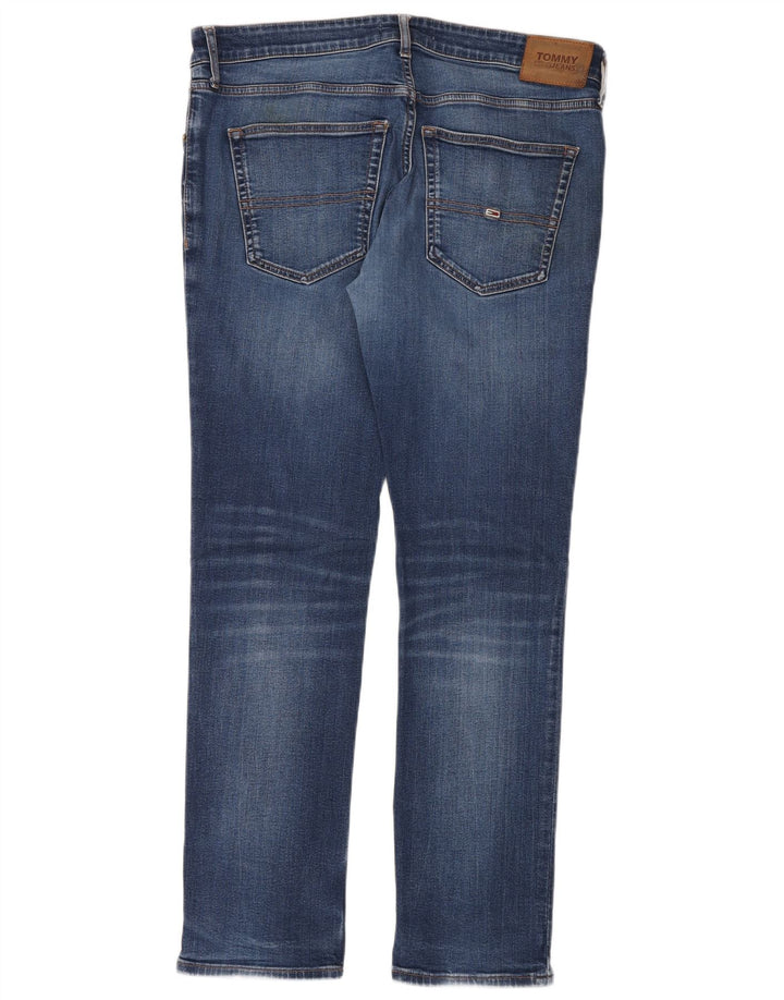 Męskie jeansy slim fit Tommy Hilfiger W36 L32 Niebieskie