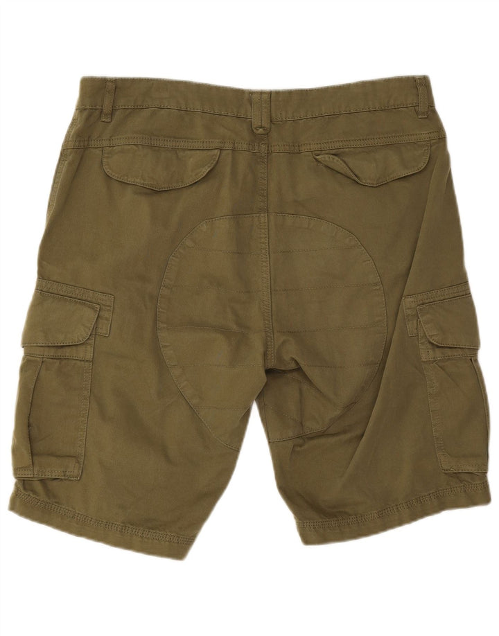 Męskie spodenki cargo Bench W32, średnia bawełna khaki