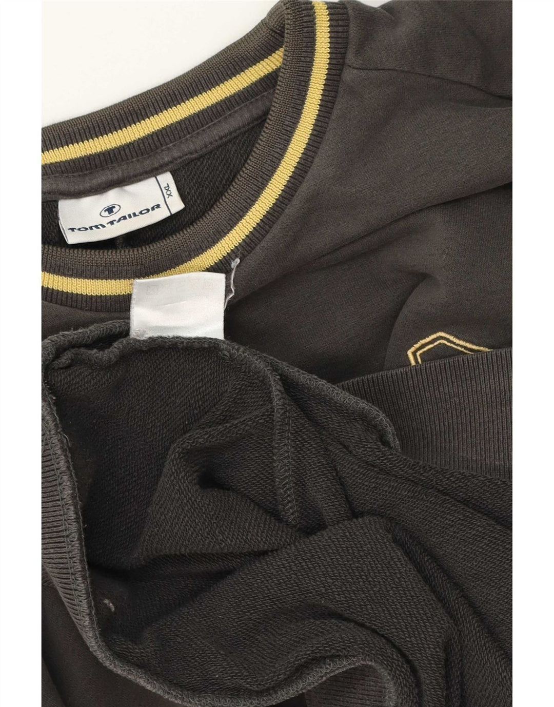 Męska bluza z grafiką Tom Tailor 2XL, szara bawełna