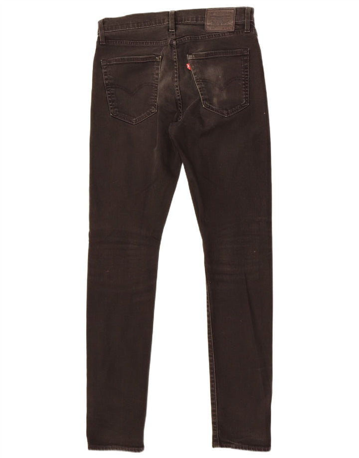 Męskie jeansy Levi's 511 Slim Tapered W32 L34 Czarna bawełna