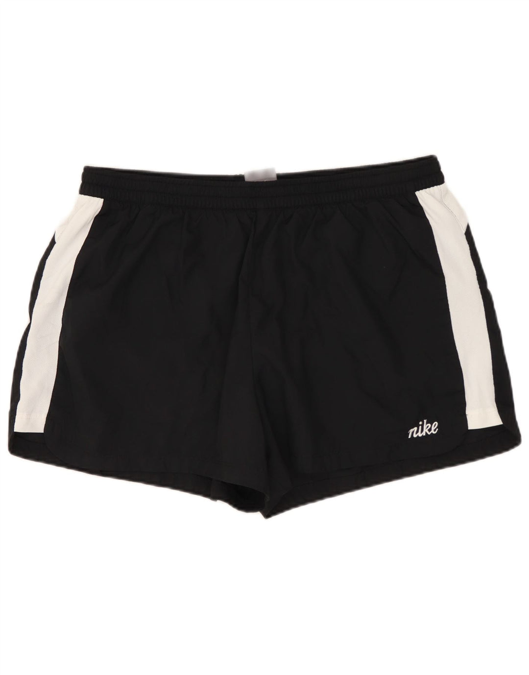 Damskie spodenki sportowe NIKE US 12/14, duży czarny poliester z blokami kolorów