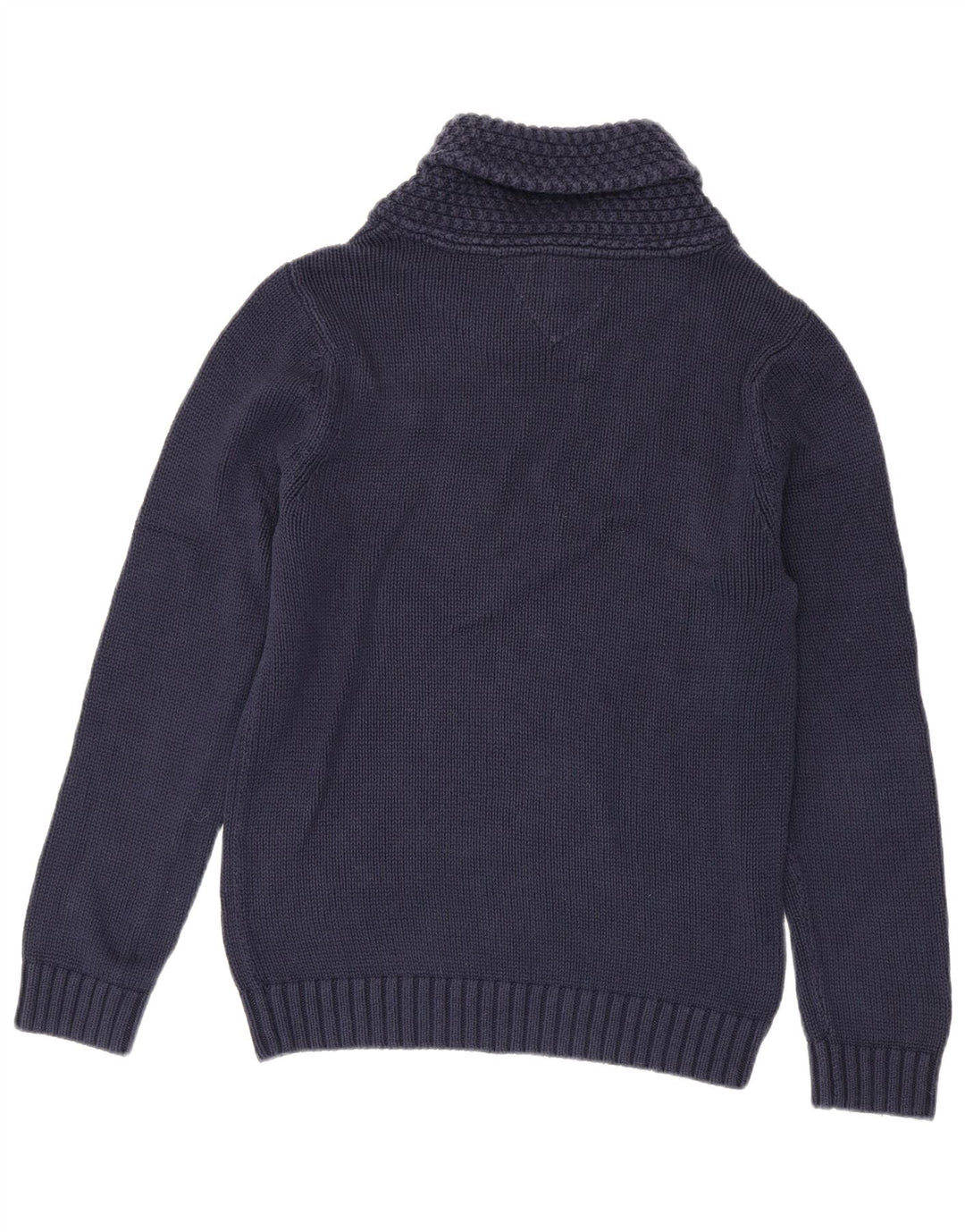 Męski sweter Tommy Hilfiger z szalowym dekoltem, średni granat
