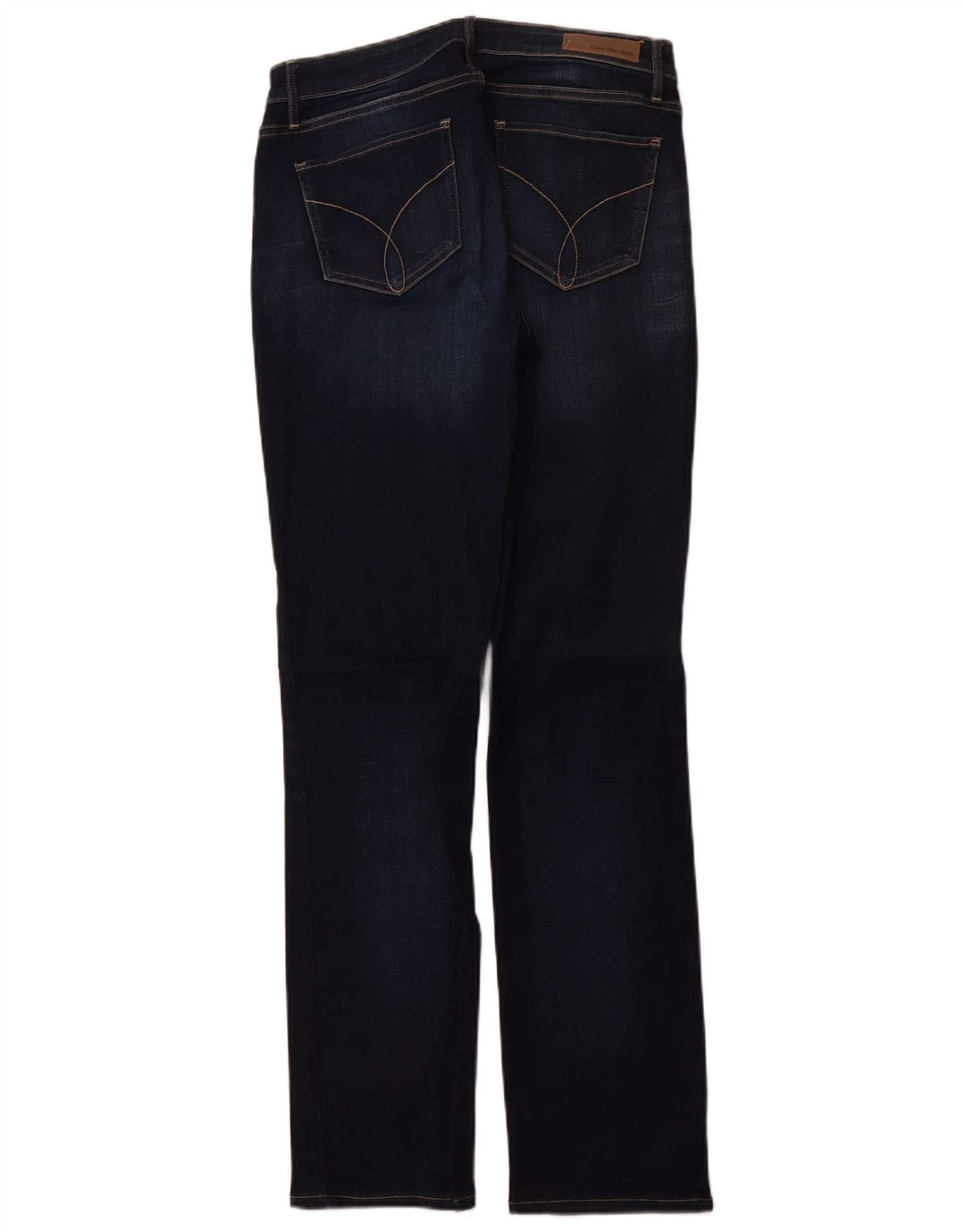 Damskie proste dżinsy Calvin Klein W29 L32 Granatowe, bawełniane