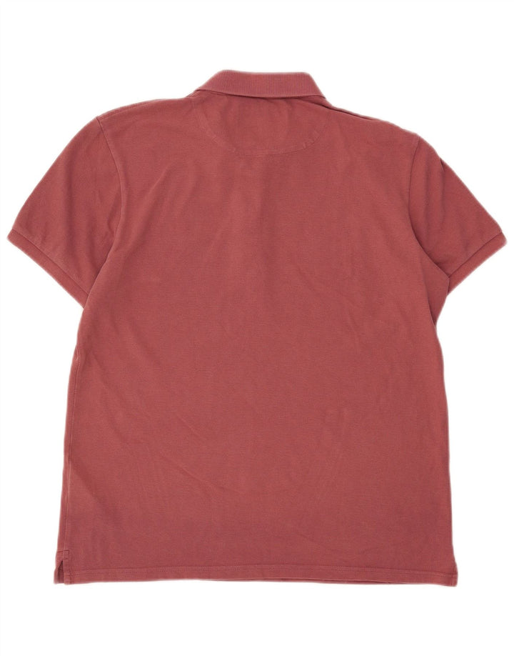 Męska koszulka polo Lyle & Scott, średni bordowy