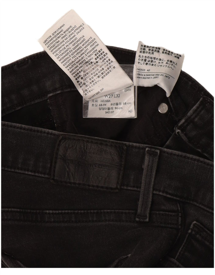 Damskie jeansy Levi's 312 Shaping W27 L32 Szara bawełna