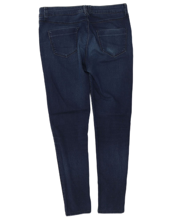 Marks & Spencer Damskie jeansy Jegging UK 14 Medium W32 L28 Granatowa bawełna