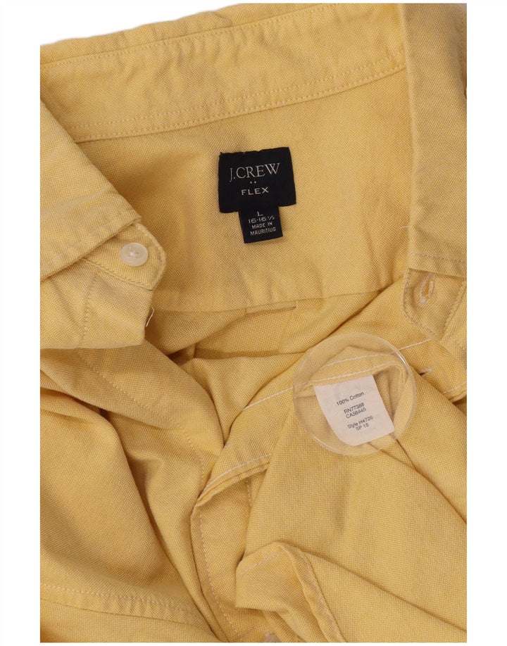 Koszula męska J. Crew, rozmiar 16 1/2, duża, żółta bawełniana