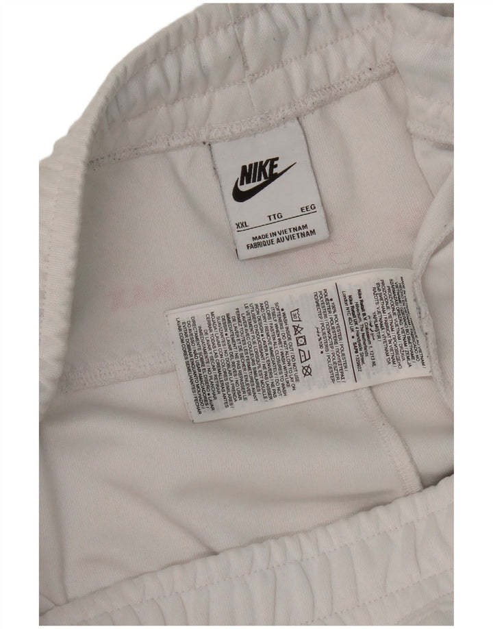 Męskie spodenki sportowe Nike 2XL Biały poliester