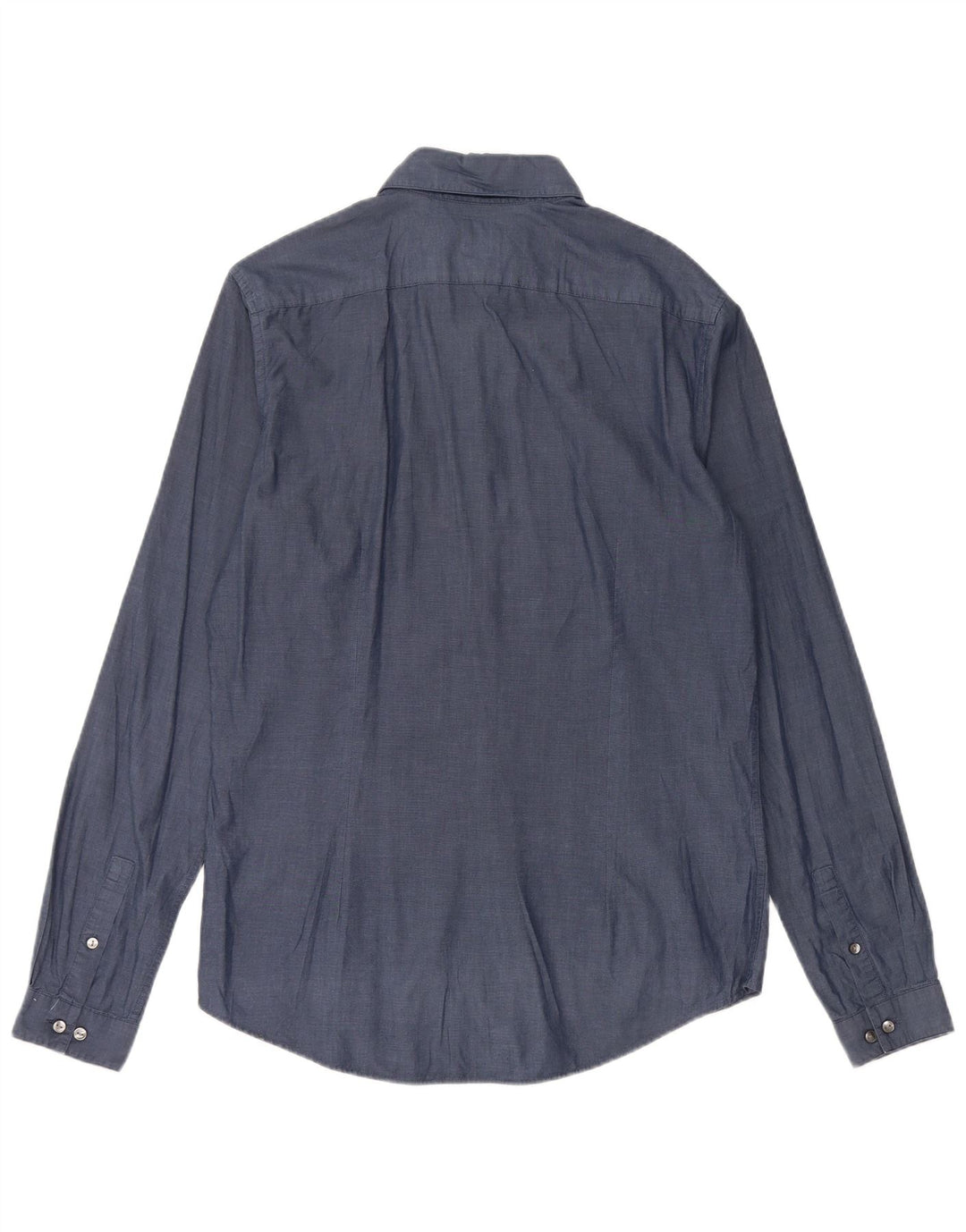 Koszula męska CALVIN KLEIN o kroju slim fit, rozmiar 40, średni, granatowy, bawełniany