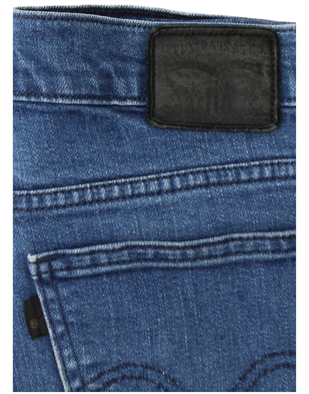 LEVI'S Womens Straight Jeans W28 L28 Blue Cotton