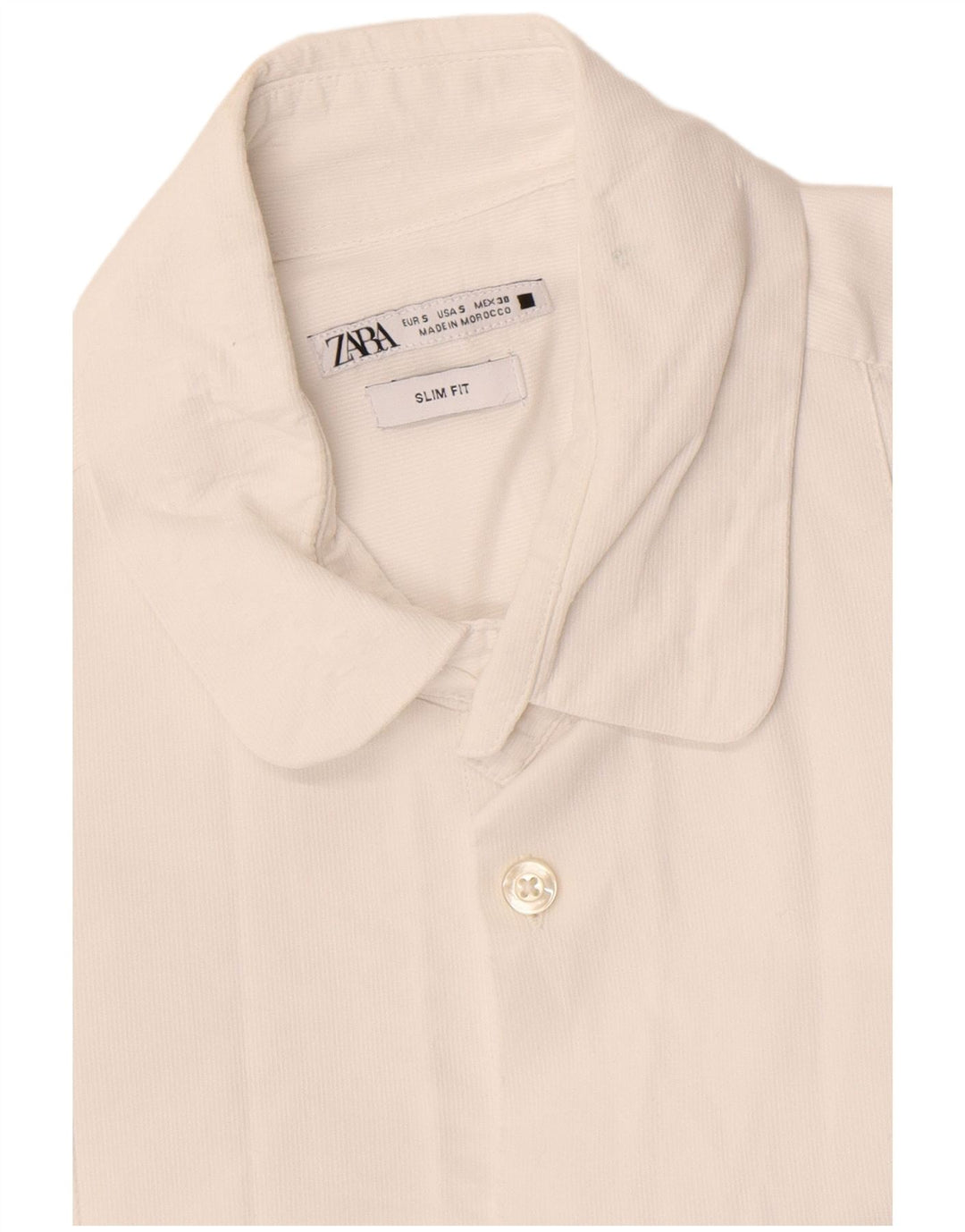 Koszula męska Zara Slim Fit, mała, biała
