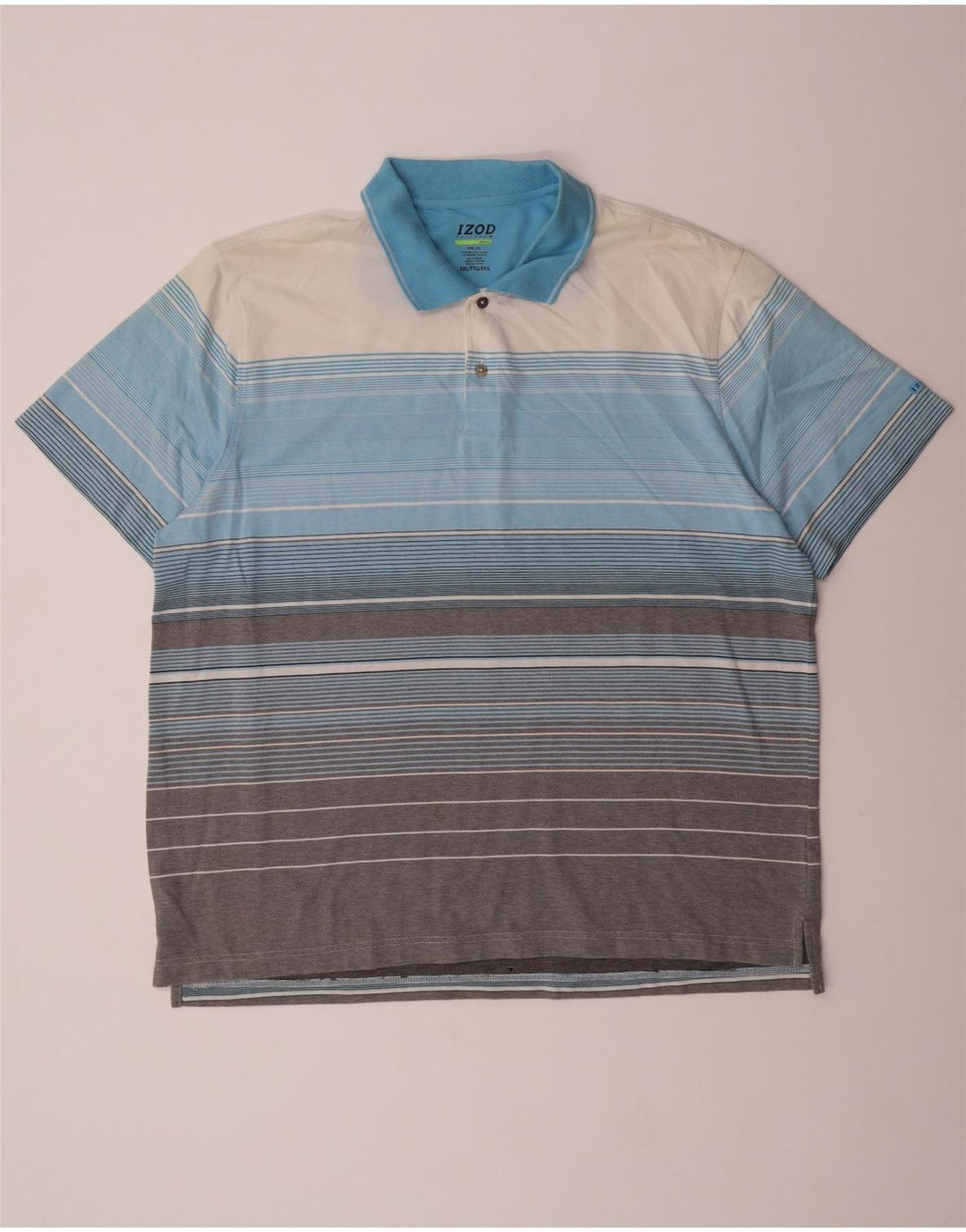 Męska koszulka polo do golfa Izod 2XL, wielokolorowa, bawełniana w paski