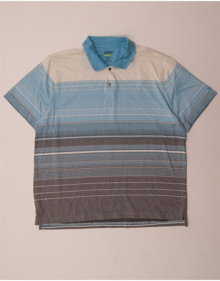 Męska koszulka polo do golfa Izod 2XL, wielokolorowa, bawełniana w paski