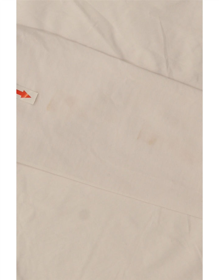 Damski top Zara z długim rękawem UK 12, średnia biała bawełna