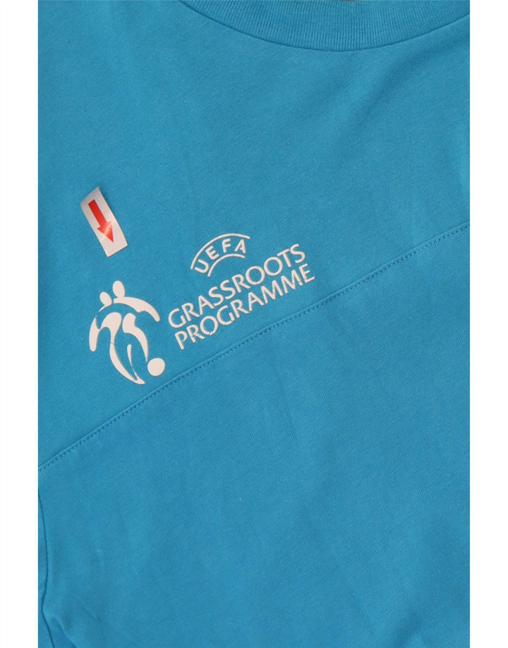 Męska koszulka z grafiką UEFA Grassroots Program Top Medium Blue