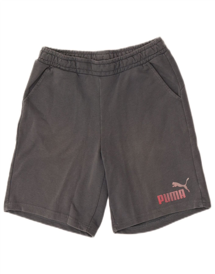 Chłopięce spodenki sportowe Puma z grafiką 11-12 lat, szare