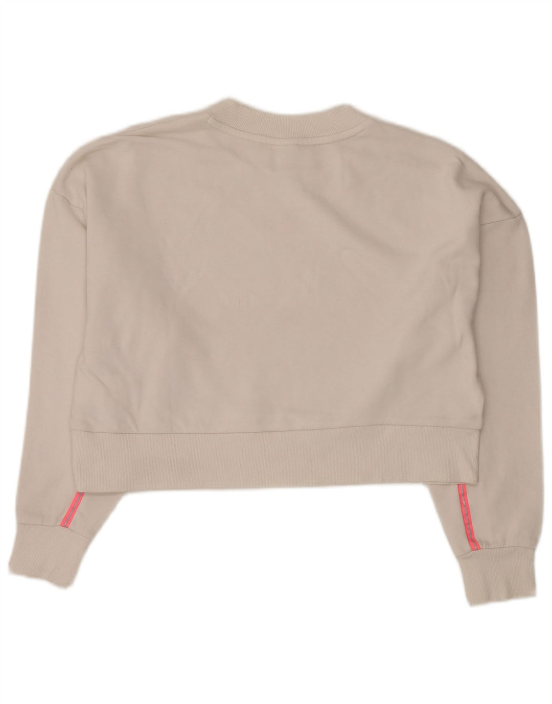 Damska bluza dresowa PUMA Crop Oversize UK 14, średnia biała bawełna