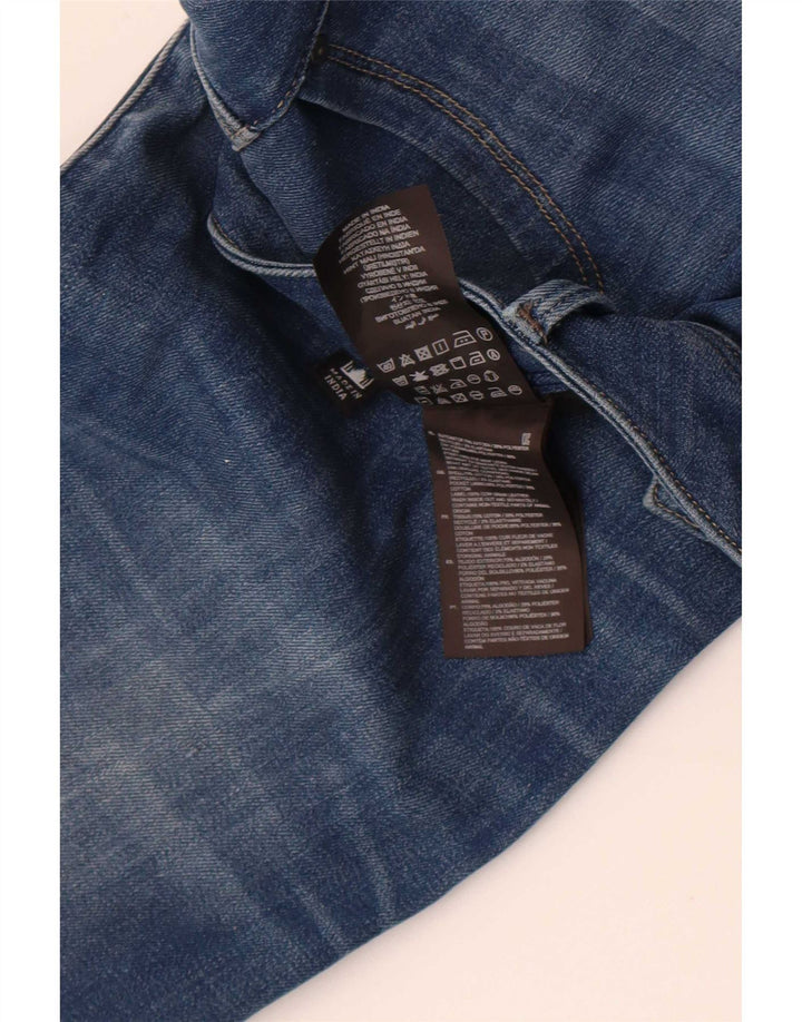 Damskie jeansy rozkloszowane G-Star Lynn W32 L30 Niebieska bawełna