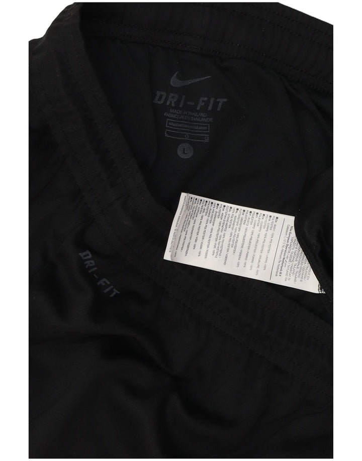 Męskie spodenki sportowe Nike Dri Fit, duże, czarne, poliestrowe