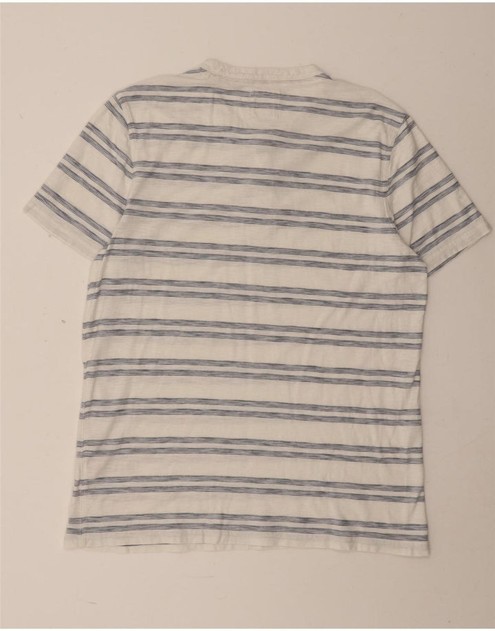 T-shirt męski Fat Face, duży, bawełniany w białe paski