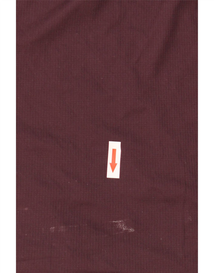 T-shirt męski Mountain Warehouse, top XL, bordowy poliester