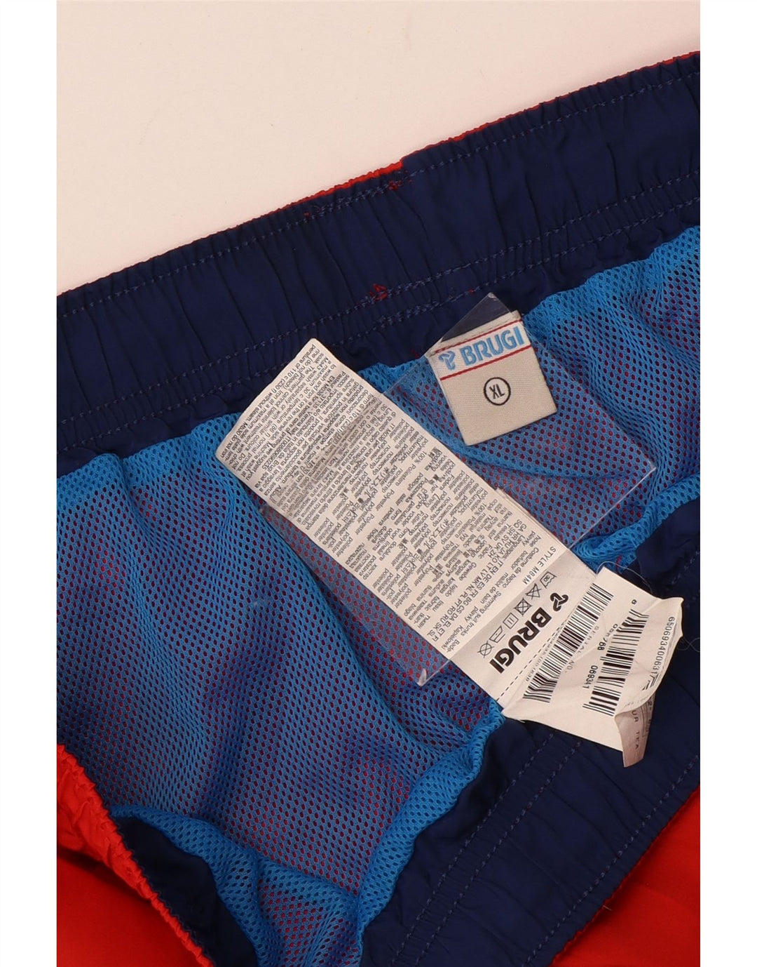 Damskie spodenki kąpielowe BRUGI UK 18 XL, czerwony poliester