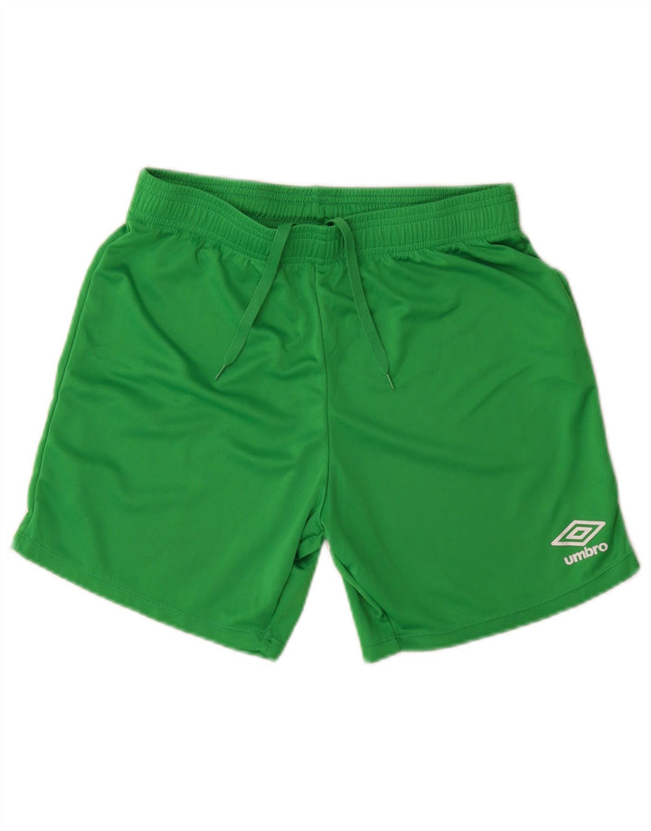 Męskie spodenki sportowe Umbro, małe, zielone, z poliestru