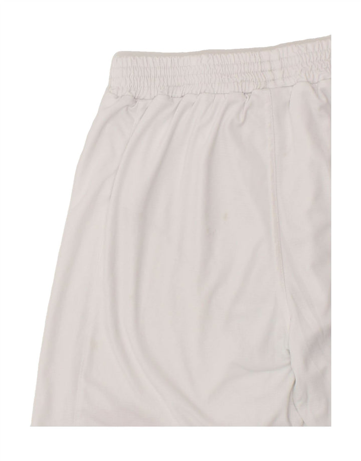 UMBRO Boys Graphic Sport Shorts 8-9 Years Small White Polyester Vintage Umbro and Second-Hand Umbro from Messina Hembry 