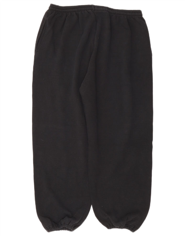 Męskie spodnie dresowe Russell Athletic, duże, czarne, bawełniane