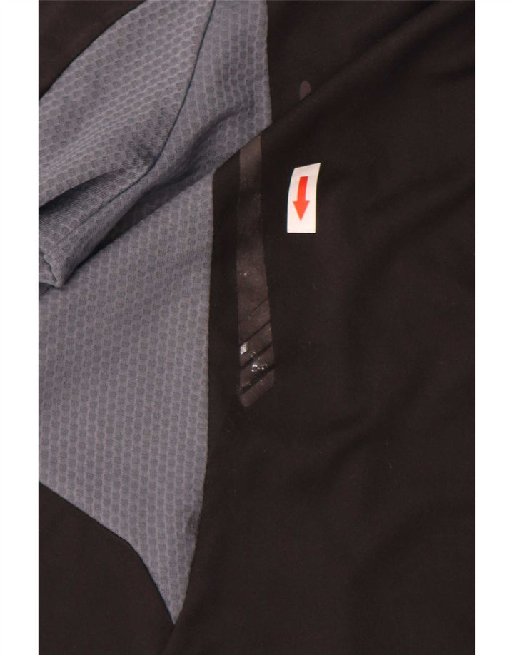 Adidas Męska koszulka Top Medium Black Colorblock Poliester Sports