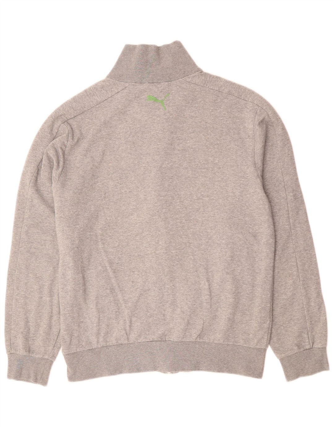 Męska kurtka dresowa PUMA z grafiką, średnio szara