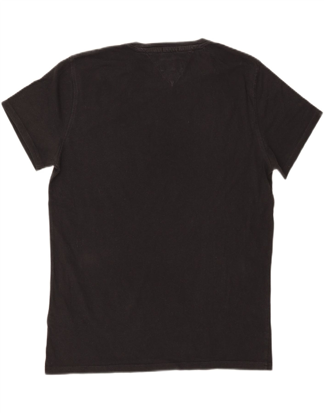 Męska koszulka T-shirt o regularnym kroju Tommy Hilfiger, średnia czarna bawełna