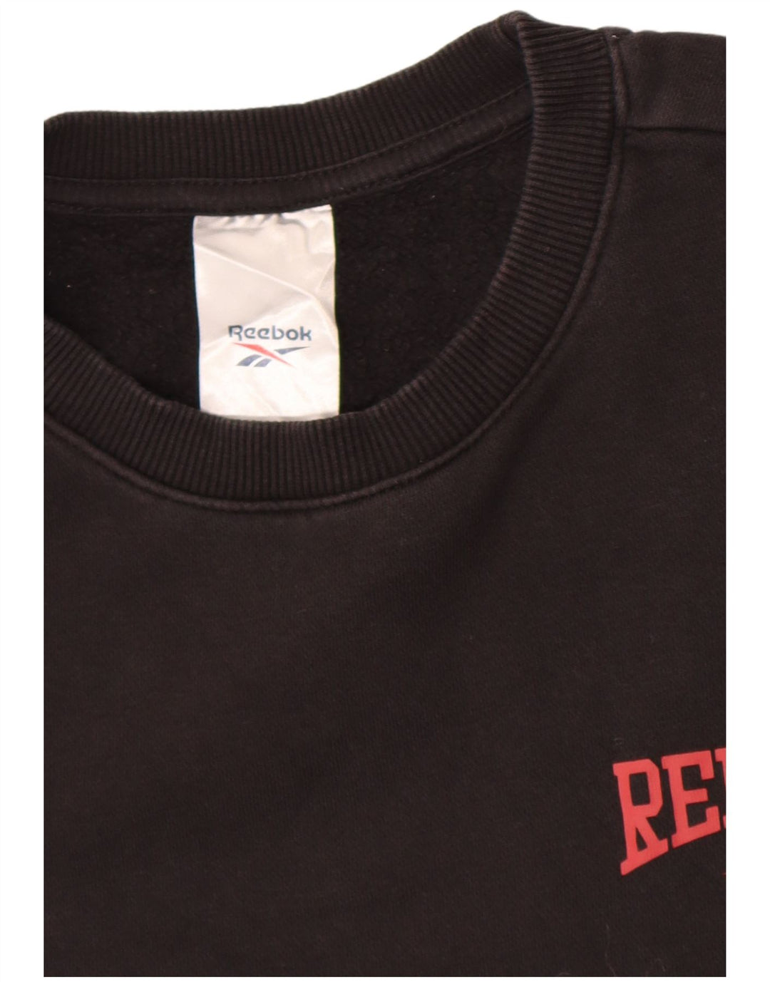 Męska bluza Reebok Sweter, średnia czarna, bawełniana