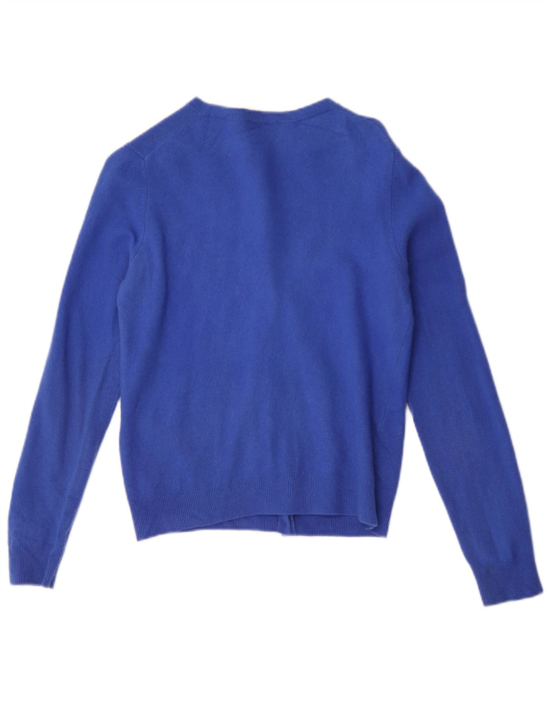 Sweter damski Benetton Crop Cardigan UK 12 Średni niebieski, nowa wełna