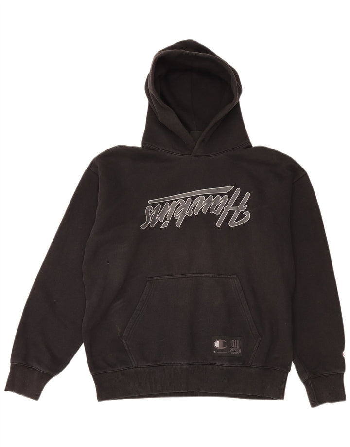 Męski sweter z kapturem Champion Graphic, duży, czarny