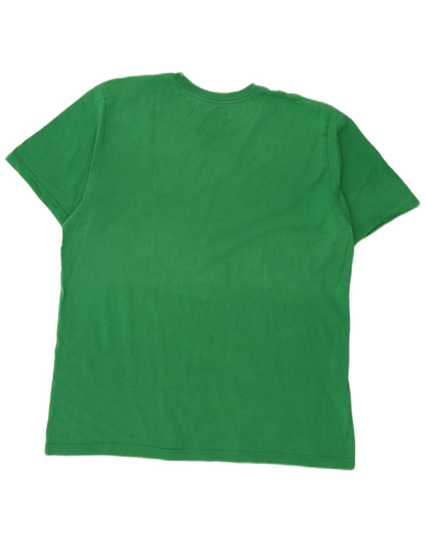 Męski T-shirt z grafiką Nike o standardowym kroju, XL, zielony, bawełniany
