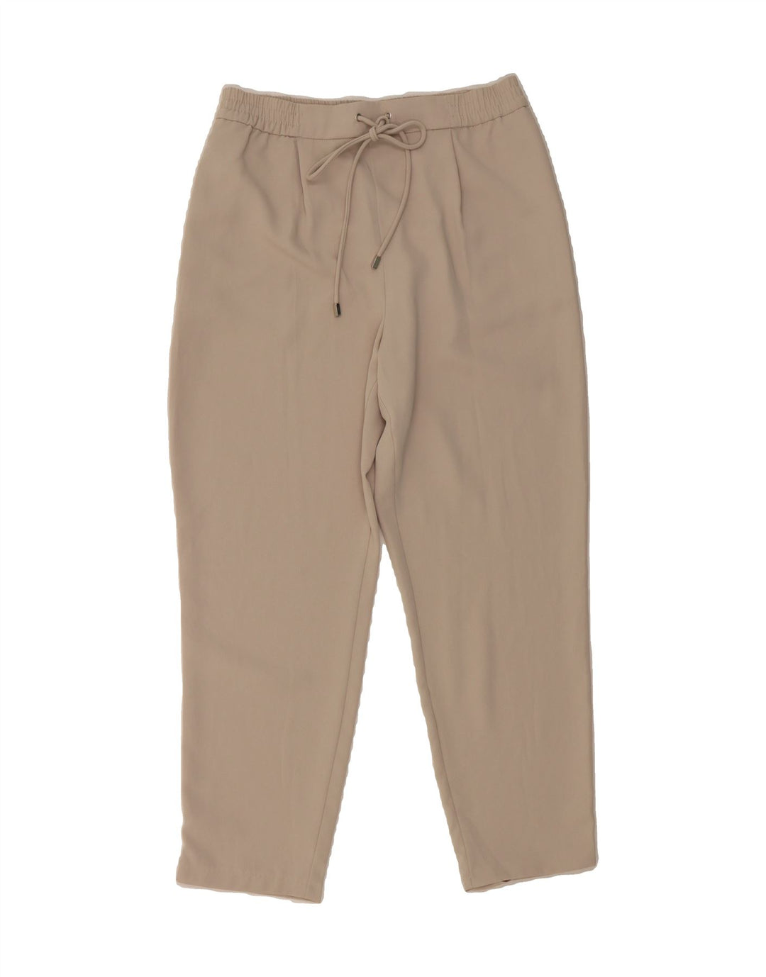 ZARA Womens Slim Cropped Trousers Small W27 L25 Beige Vintage Zara and Second-Hand Zara from Messina Hembry 