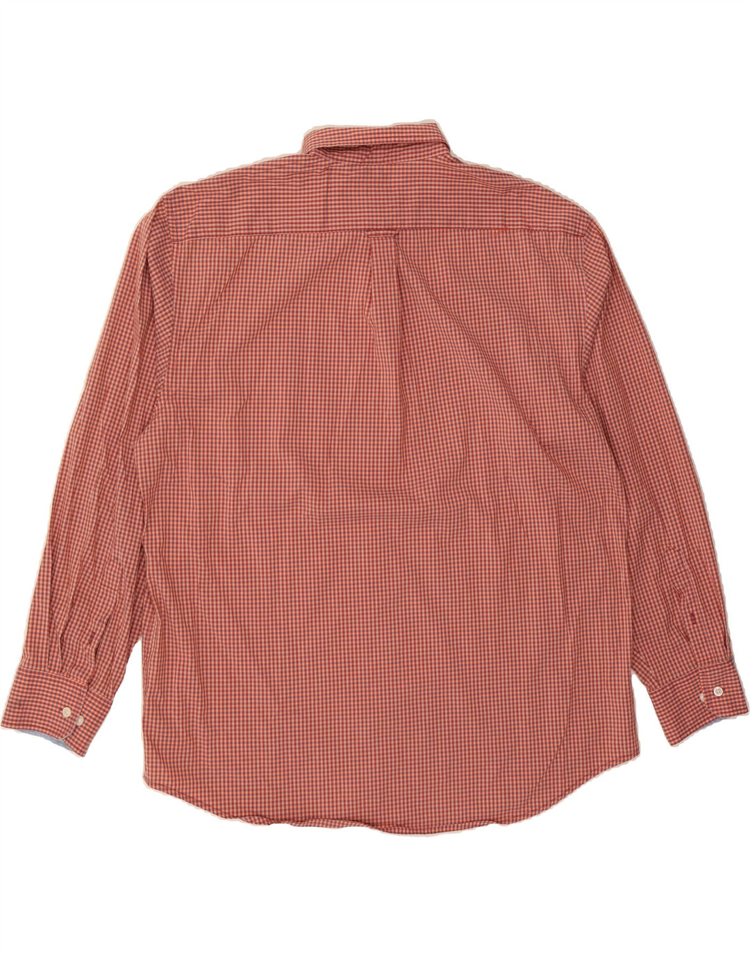 IZOD Mens Shirt XL Maroon Gingham Cotton Vintage Izod and Second-Hand Izod from Messina Hembry 
