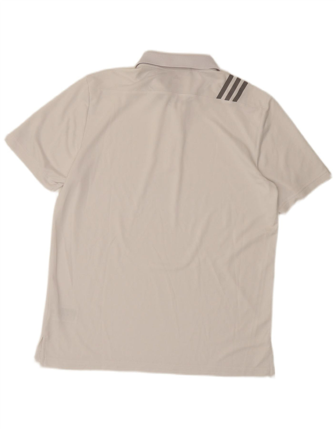 Męska koszulka polo Adidas, duża, biała, z poliestru