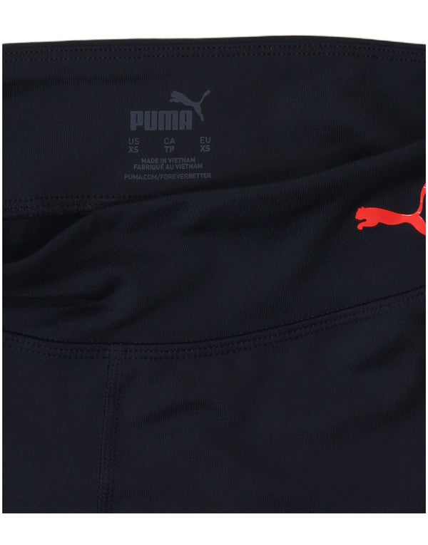 Damskie legginsy Puma Graphic UK 4 XS w kolorze granatowym
