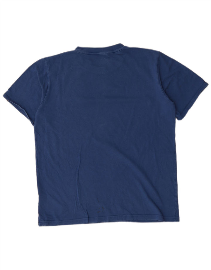 T-shirt męski Berghaus, duży, niebieski, bawełniany
