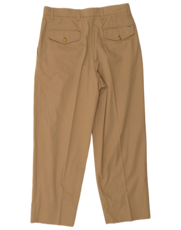 Spodnie Chino Fila Męskie IT 48 Medium W30 L26 Beżowa Bawełna