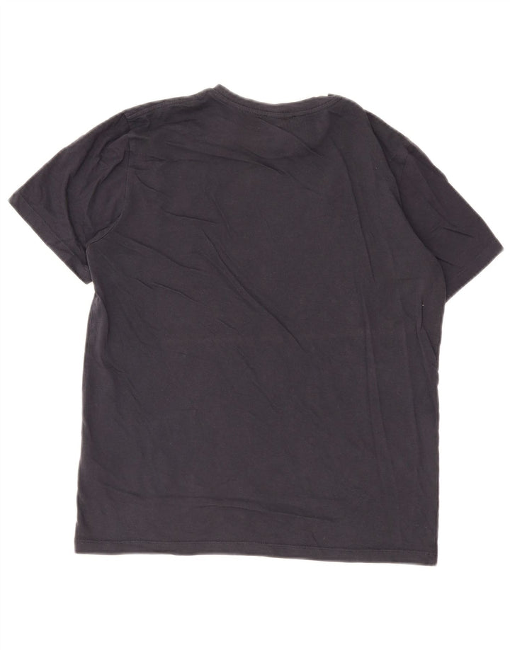 T-shirt męski Reiss, mały, granatowy, bawełniany