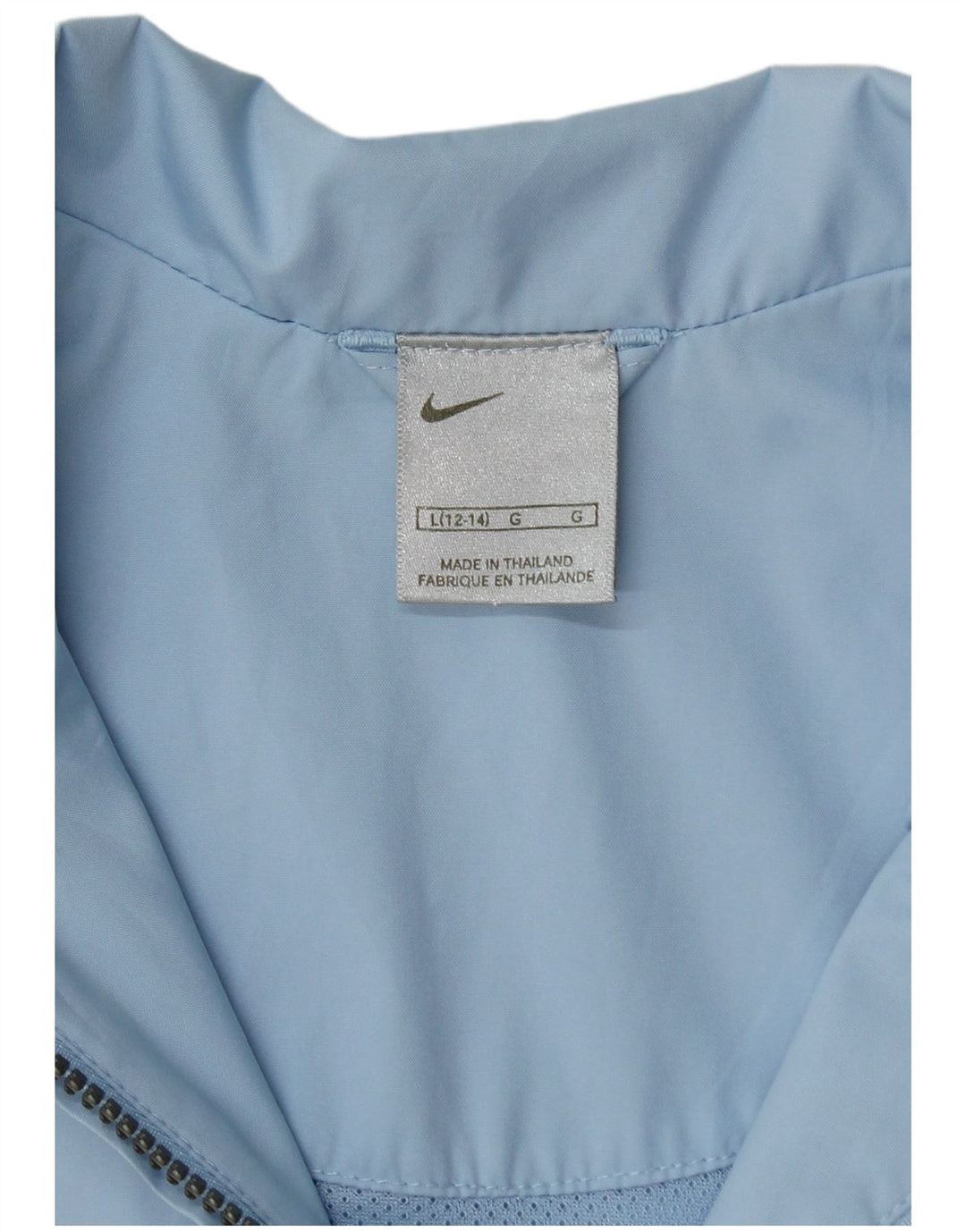 Damska bluza dresowa typu oversize Nike US 12/14, duża, niebieska, poliestrowa