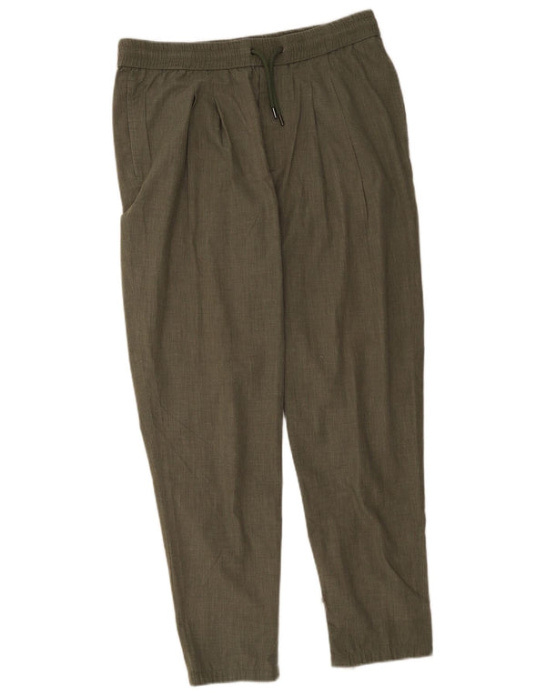 Męskie zwężane spodnie Chino Emporio Armani IT 48 Medium W32 L28 Khaki