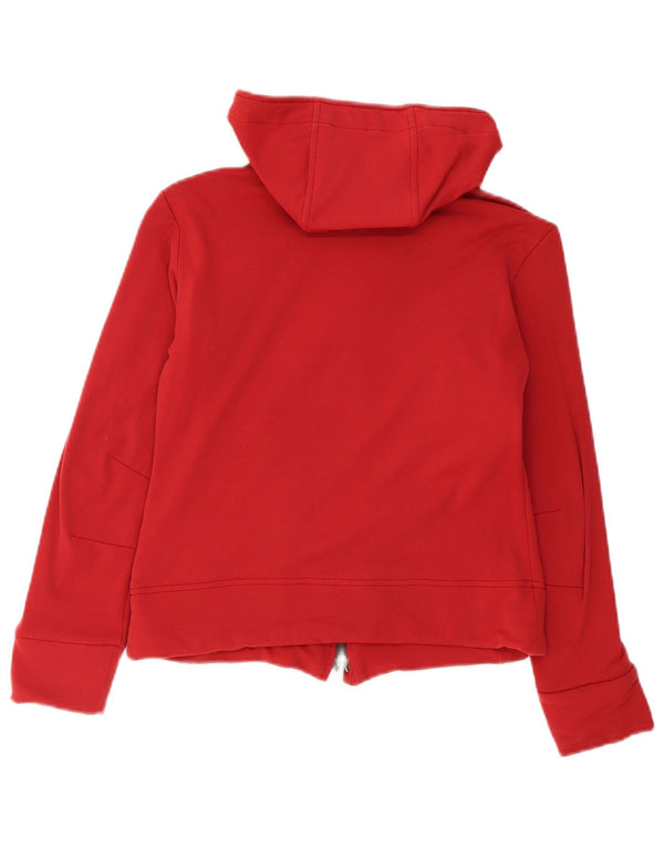 Damski sweter z kapturem i zamkiem błyskawicznym Murphy & Nye, UK 14, średni czerwony