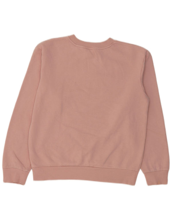 Marks & Spencer Damski sweter oversize UK 6 XS, różowy, bawełniany