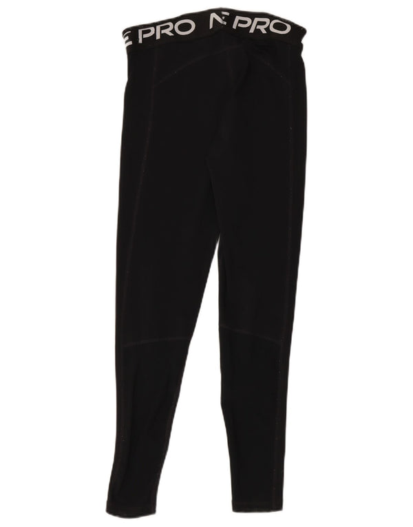 Damskie legginsy Nike Graphic UK 12, średni czarny poliester